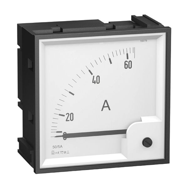 analog ammeter scale - 0..50 A image 1