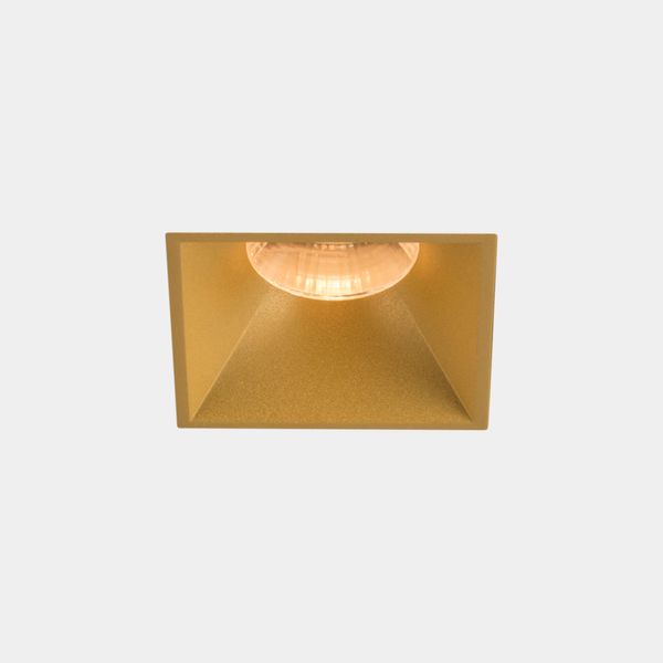 Downlight Play Deco Symmetrical Square Fixed Trimless 17.7W LED warm-white 2700K CRI 90 19.1º DALI-2 Trimless/Gold IP54 1359lm image 1