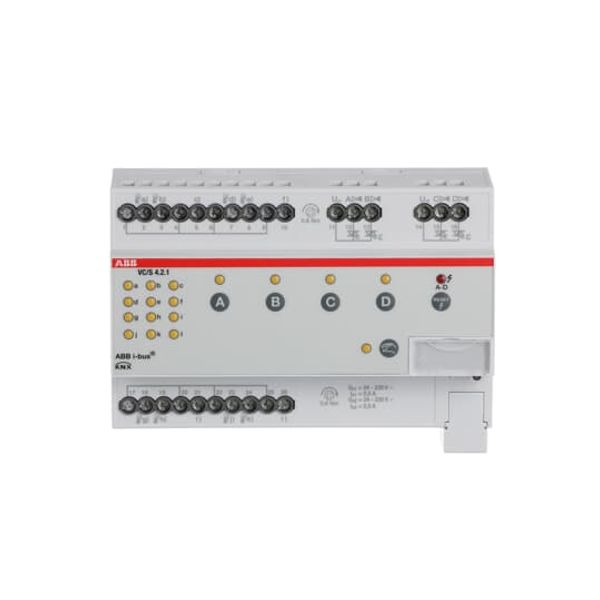 VC/S4.2.1 Valve Drive Controller, 4-fold, Manual Operation, MDRC image 3