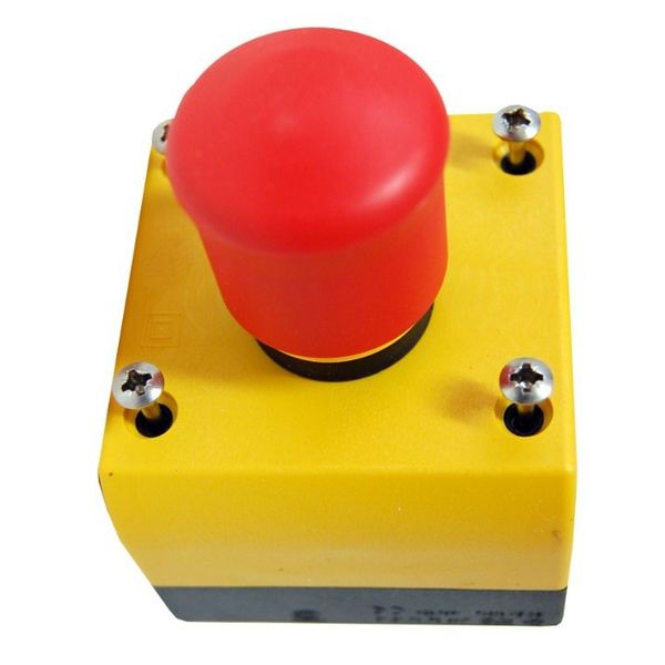 Compl. enclosure,  `Emergency OFFï Mushroom button, 1NO+1NC image 1