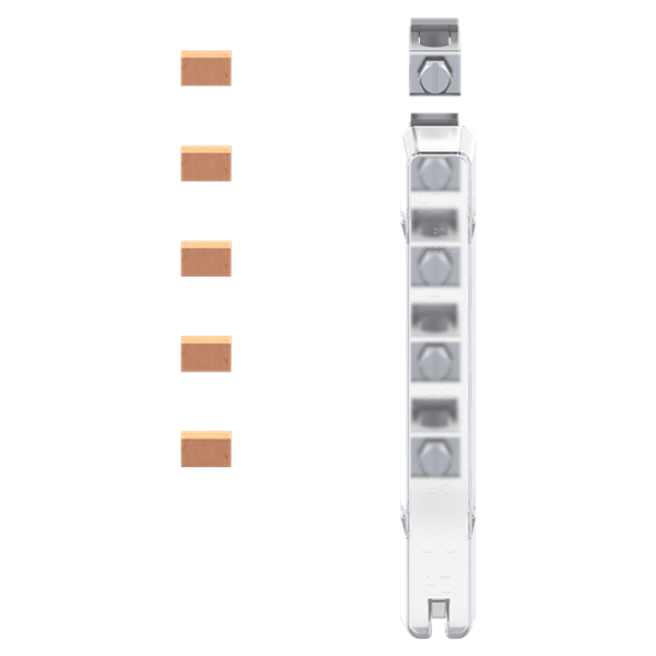 ZCV35 ComfortLine Copper busbar connection set, 205.5 mm x 31 mm x 75 mm image 16