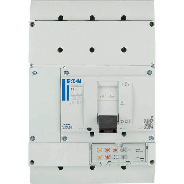 NZM4 PXR20 circuit breaker, 1600A, 4p, Screw terminal, earth-fault protection image 8