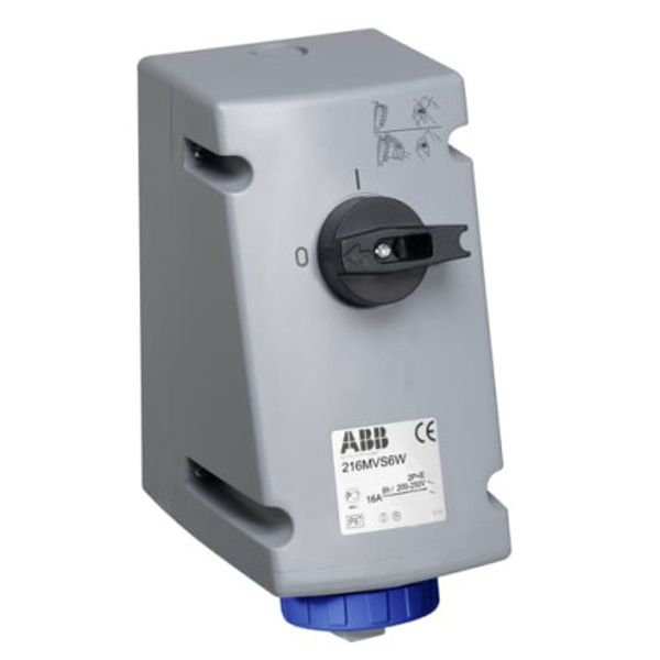ABB320MI5WN Industrial Switched Interlocked Socket Outlet UL/CSA image 1
