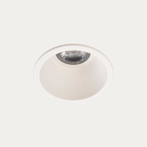 Downlight Lite ø105mm 6.7W LED warm-white 3000K CRI 80 30.2º PHASE CUT White IN IP20 / OUT IP54 638lm image 1