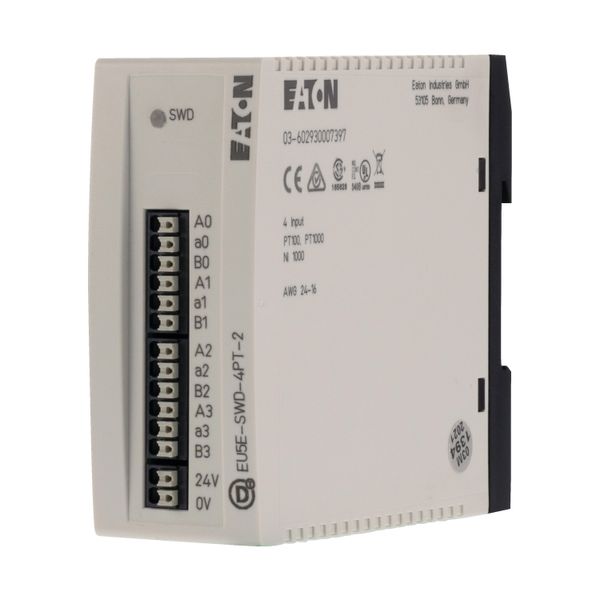 SmartWire-DT I/O module, 24 V DC, 4 AI configurable Pt100 / Pt1000: -100 - +400°C, Ni1000: -50 - +200 °C image 7
