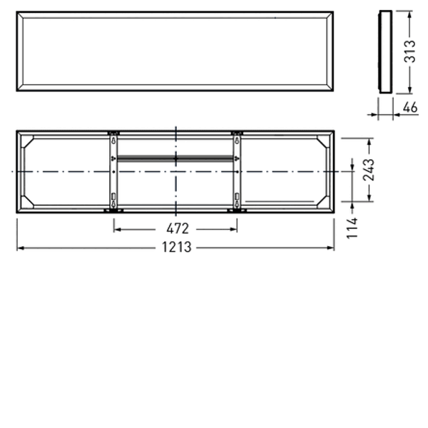 Surface-mounted luminaire Siella D Prisms White ETDD 33W 4000lm Wide reduced glare UGR19 (W19) IK02 3 SDCM 8157451 image 2