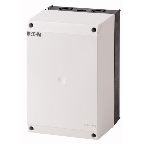 Insulated enclosure, HxWxD=240x160x160mm, +mounting plate image 2