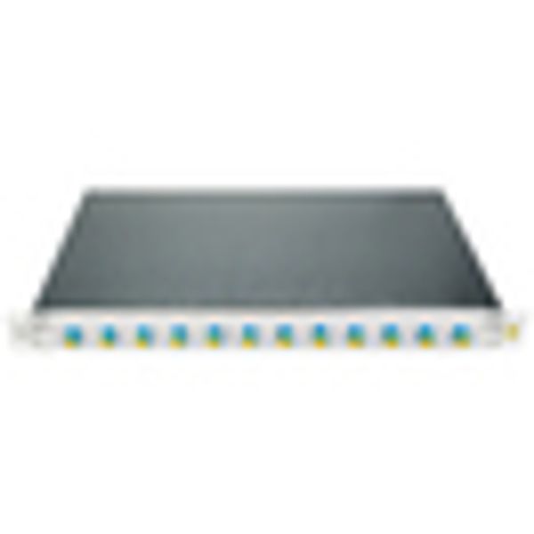 FO Patchpanel 19", 1U, sliding, for 8 fibers, LC, SM image 5