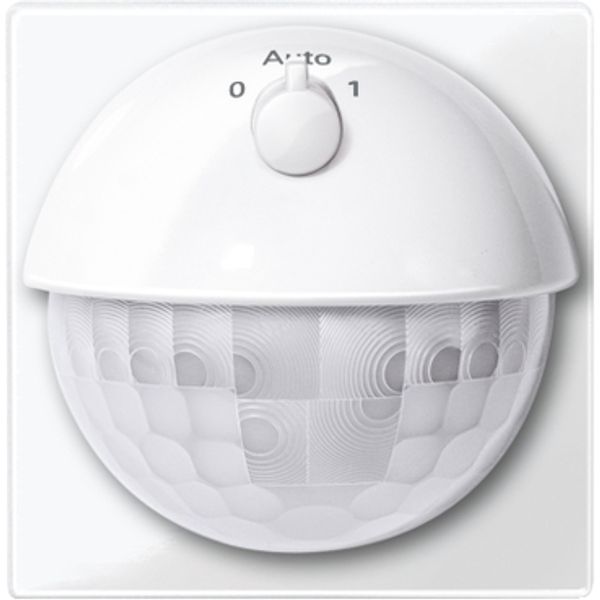 ARGUS 180 flush-mounted sensor module with switch, polar white, glossy, System M image 2