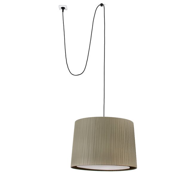 SAMBA Black/green pendant lamp with plug image 1