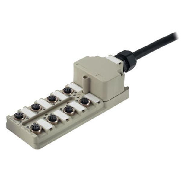 Sensor-actuator passive distributor (with cable), complete module, Hoo image 1