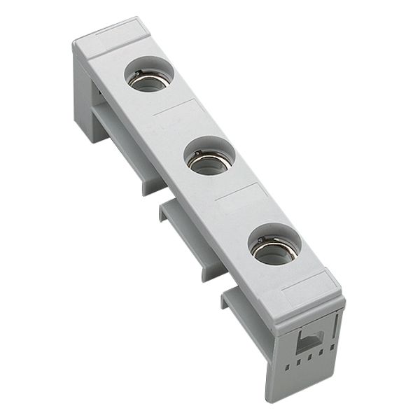 D02-fuse base, busbar-mounting with distance strip image 1