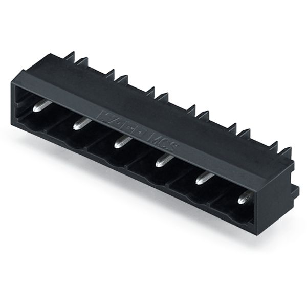 THR male header 1.0 x 1.0 mm solder pin angled black image 5