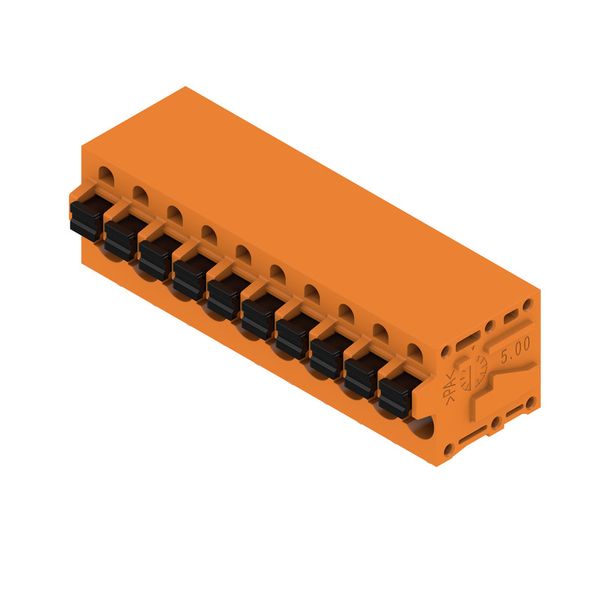 PCB terminal, 5.00 mm, Number of poles: 10, Conductor outlet direction image 2