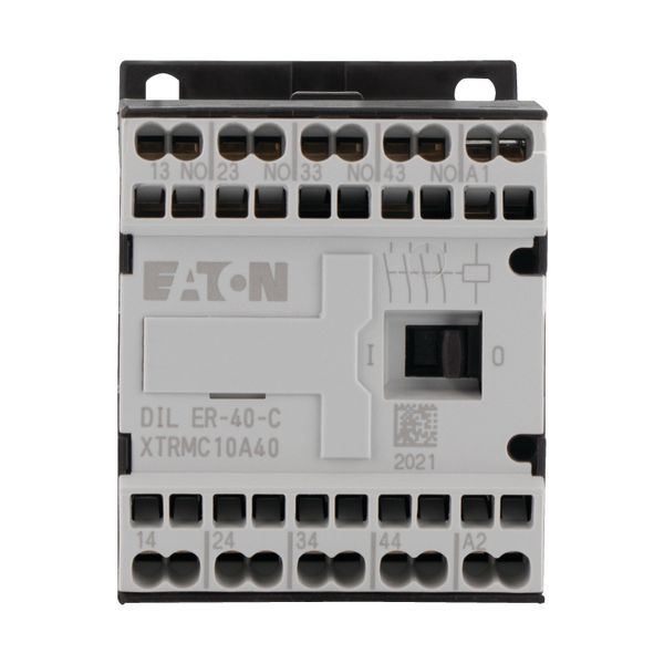 Contactor relay, 220 V DC, N/O = Normally open: 4 N/O, Spring-loaded terminals, DC operation image 14