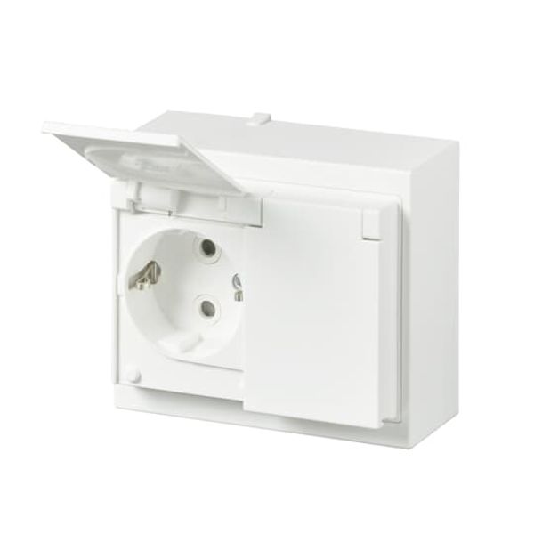 302ESW-884 Socket outlet White - Impressivo image 1