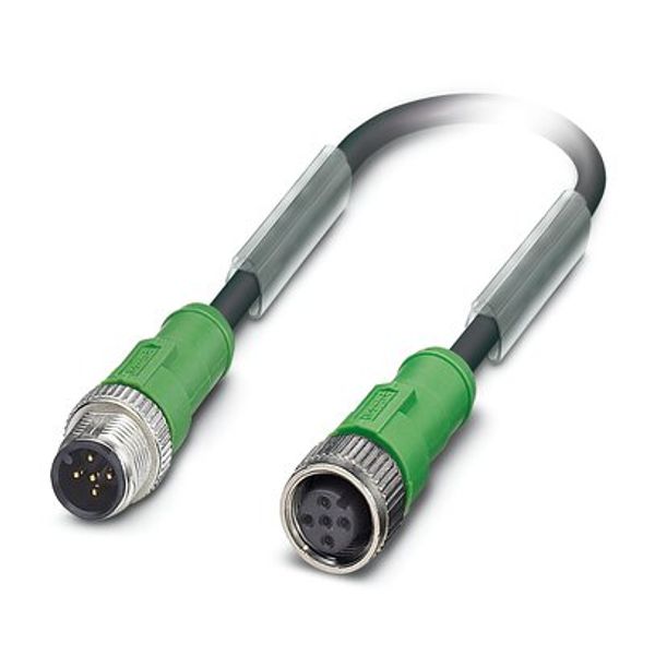 SAC-5P-M12MS/0,3-PUR/M12FS - Sensor/actuator cable image 1