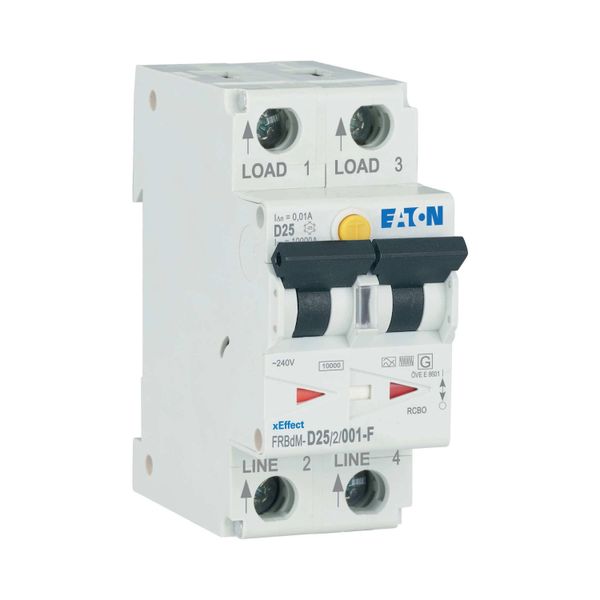 Digital RCD/MCB combination, 25 A, 10 mA, MCB trip characteristic: D, 2p, RCD trip characteristic: F image 14