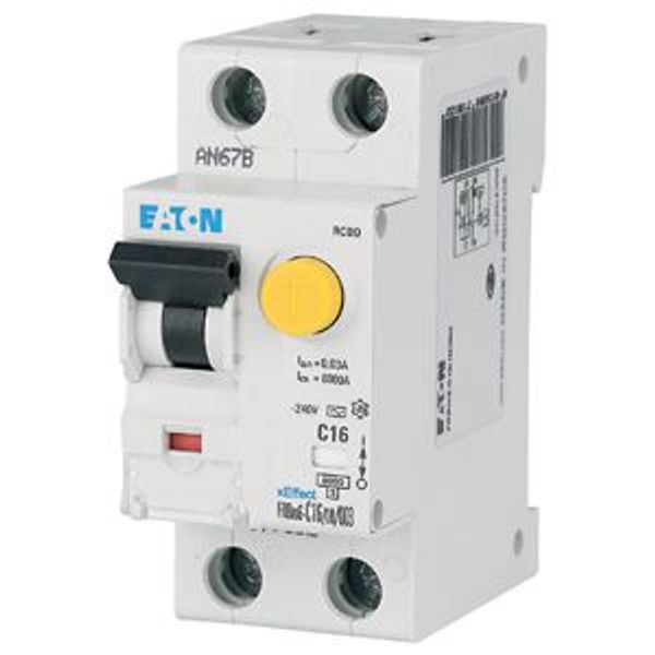 RCD/MCB combination, 40 A, 30 mA, MCB trip characteristic: C, 1p+N, RCD trip characteristic: G/A image 6