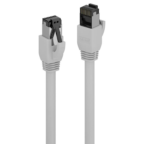 0.5m Cat.8.1 S/FTP LSZH Cable, Grey RJ45, M/M, 2000MHz, Copper, 26AWG image 1