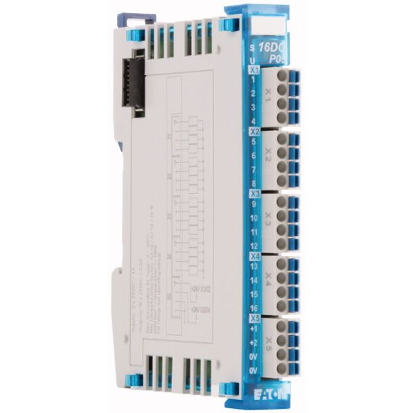Digital output module, 16 digital outputs short-circuit proof 24 V DC/0.5 A each, pulse-switching image 7