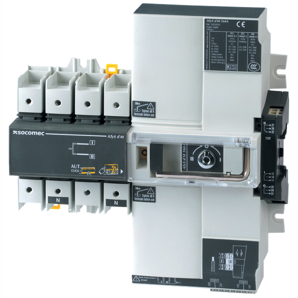 Remotely operated transfer switch ATyS d M 2P 160A image 1