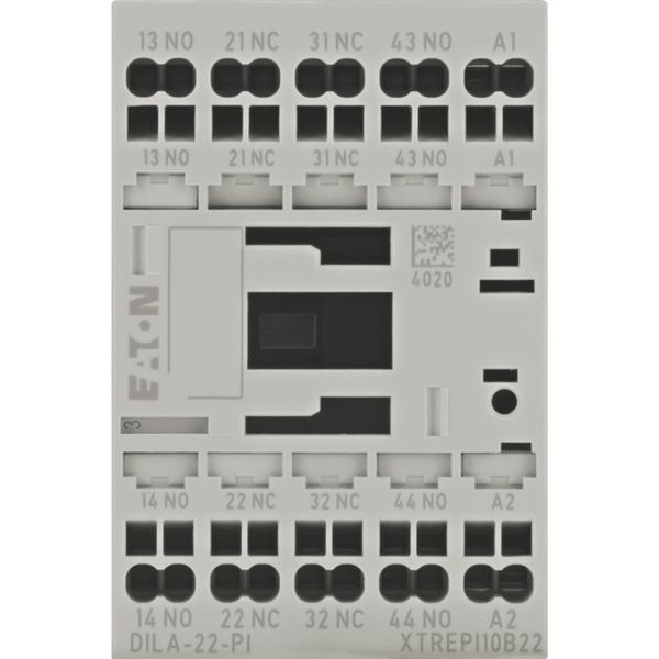 Contactor relay, 230 V 50 Hz, 240 V 60 Hz, 2 N/O, 2 NC, Push in terminals, AC operation image 6