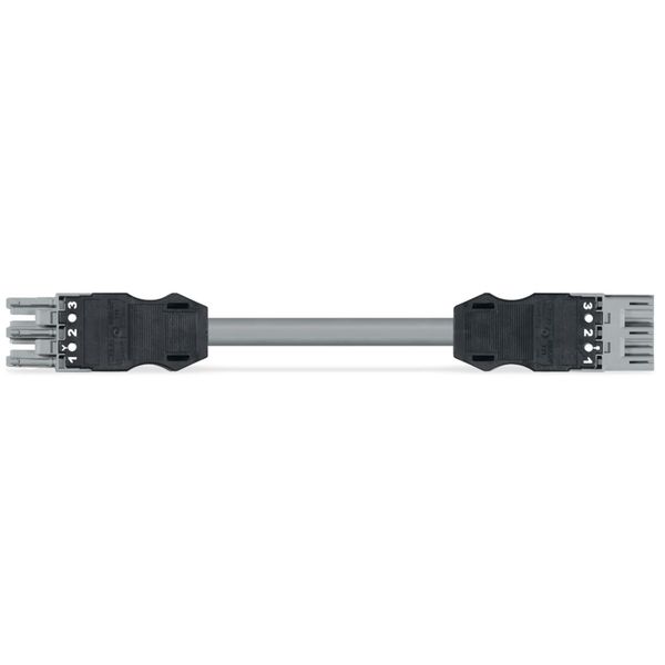 pre-assembled interconnecting cable Eca Socket/plug gray image 2