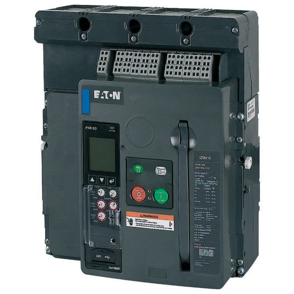 Circuit-breaker, 4 pole, 630A, 66 kA, P measurement, IEC, Fixed image 3