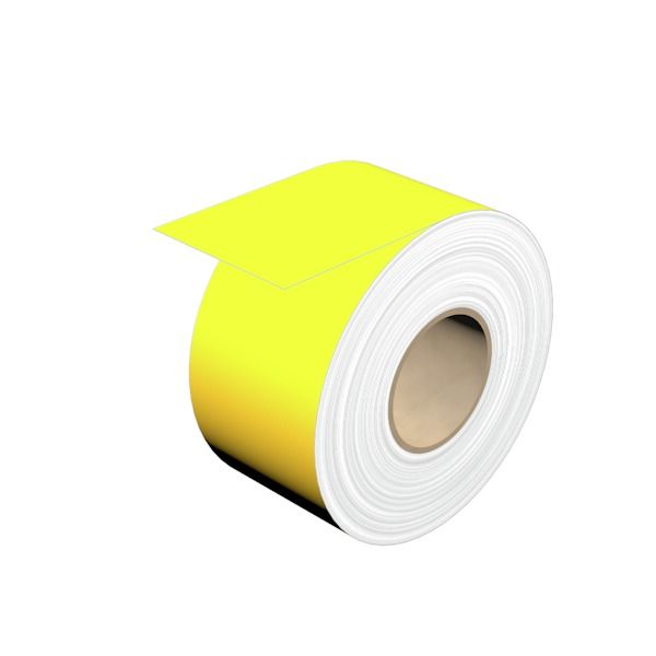 Device marking, Endless, Self-adhesive, 30000 x Vinyl film, yellow image 1