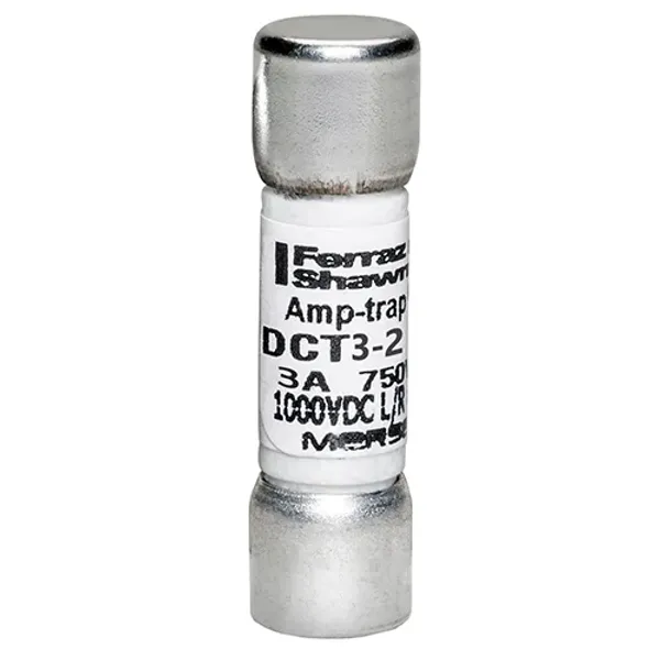 Fuse DCT - Midget - Fast-Acting 750VAC 1000VDC 3A Ferrule image 1