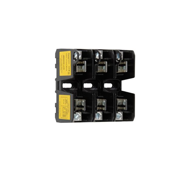 Eaton Bussmann series JM modular fuse block, 600V, 0-30A, Box lug, Three-pole image 1