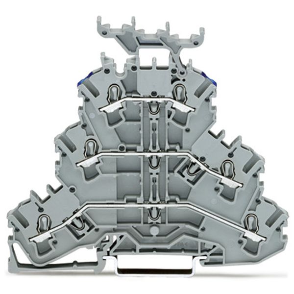 Triple-deck terminal block Through/through/through terminal block L/L/ image 2