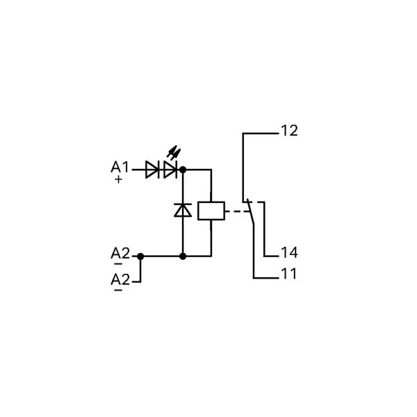 Relay module Nominal input voltage: 24 VDC 1 changeover contact gray image 4