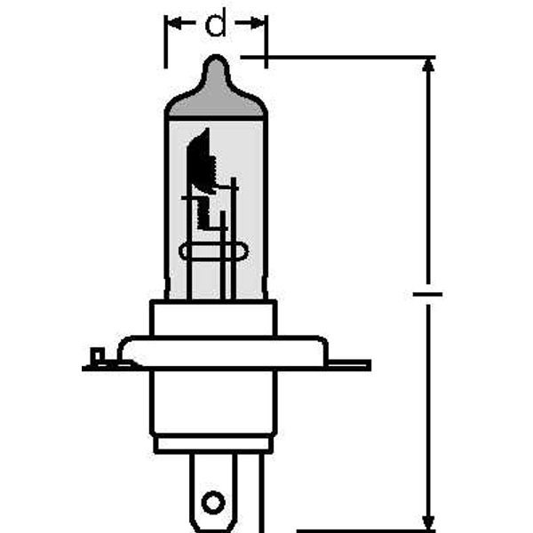 64193ALS 60/55W 12V P43T FS1 OSRAM image 2