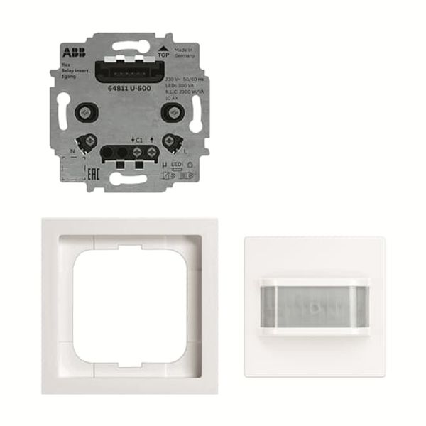 64761 UJ-84-500 Kits Movement sensor 1gang studio white - future linear image 1