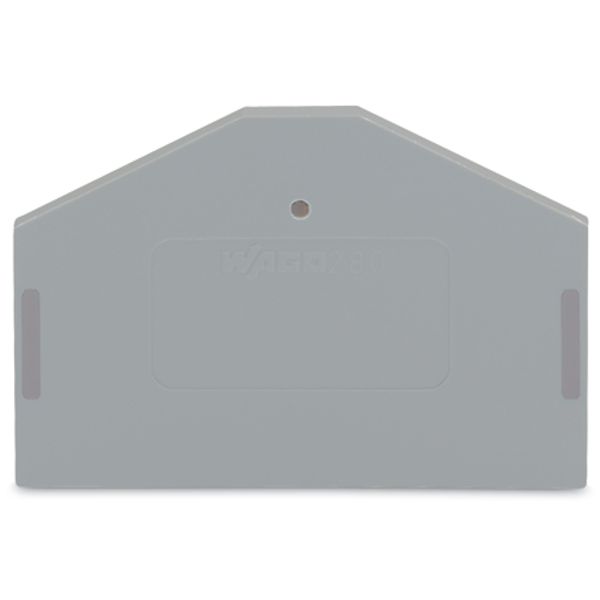 End and intermediate plate 2.5 mm thick gray image 2