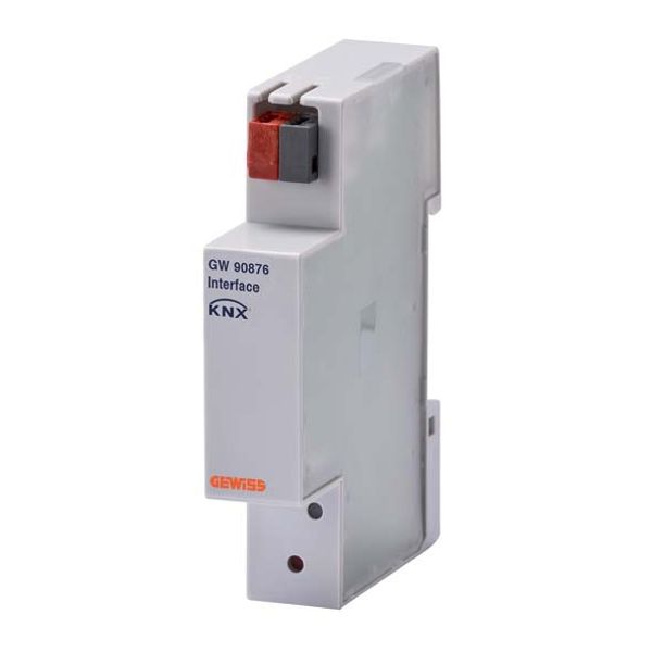 KNX INTERFACE FOR ENERGY METER - IP20 - 1 MODULE- DIN RAIL MOUNTING image 2