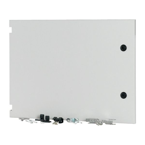 Section wide door, closed, HxW=450x600mm, IP55, grey image 5