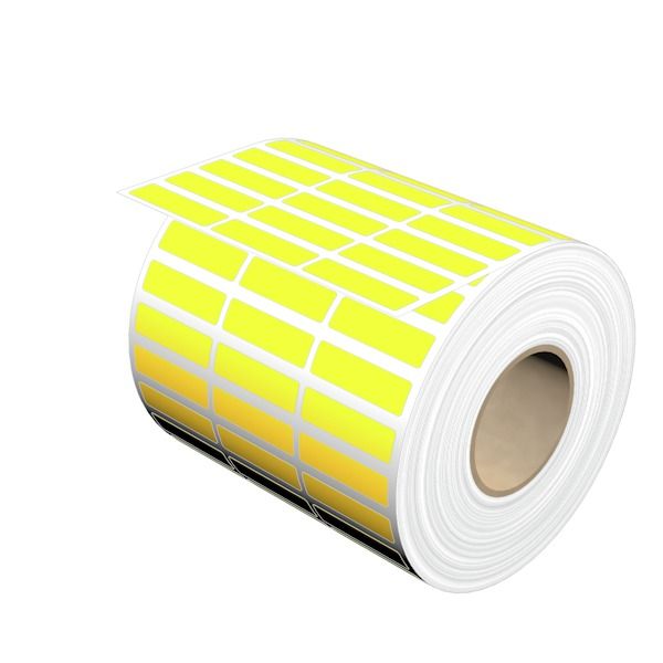 Device marking, Self-adhesive, halogen-free, 32 mm, Polyester, yellow image 1