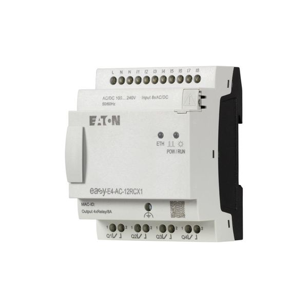Control relays, easyE4 (expandable, Ethernet), 100 - 240 V AC, 110 - 220 V DC (cULus: 100 - 110 V DC), Inputs Digital: 8, screw terminal image 14