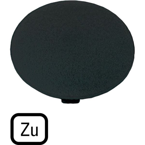 Button plate, mushroom black, TO image 3