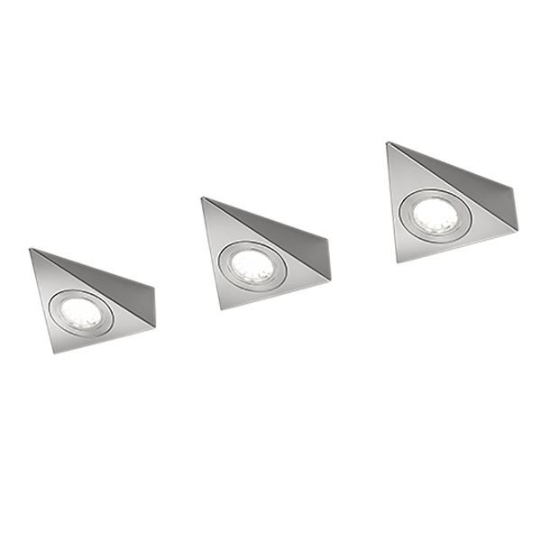 Ecco LED wall lamp 3-pc hrjattu teräs image 1