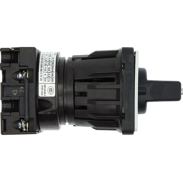 ON-OFF button, T0, 20 A, center mounting, 1 contact unit(s), Contacts: 2, 45 °, momentary, With 0 (Off) position, with spring-return, STOP>I image 29