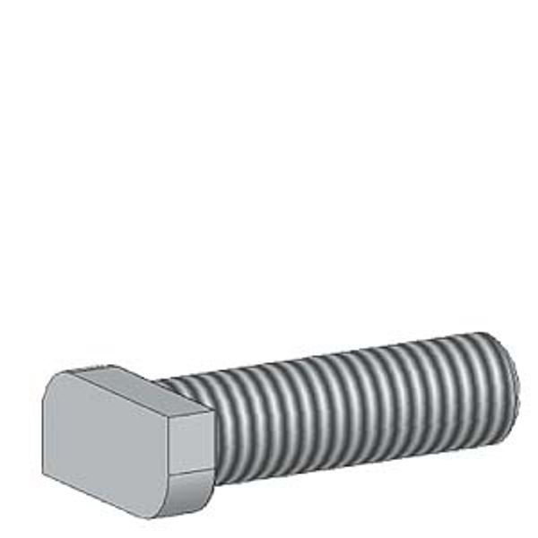 SIVACON S4 T-head screw M10x 25, 1 pack =100 units image 1