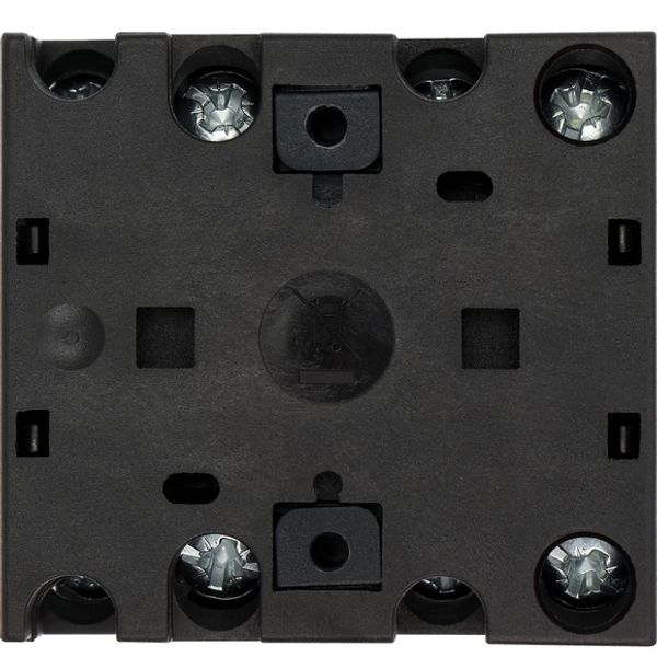 Changeover switches, T0, 20 A, flush mounting, 2 contact unit(s), Contacts: 4, With spring-return from START, 45 °, momentary/maintained, AUTO-0-HAND image 1