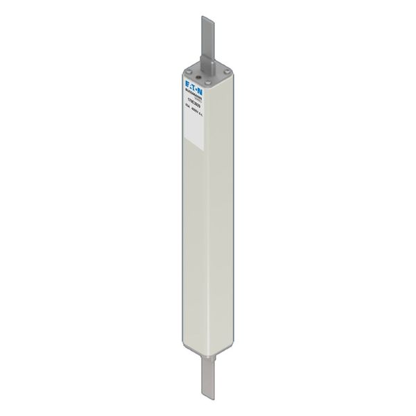 Fuse-link, high speed, 63 A, DC 4000 V, compact size 1, 57 x 70 x 414 mm, aR, IEC, no indicator, 471 mm centres image 2