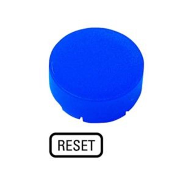 Button lens, raised blue, RESET image 2