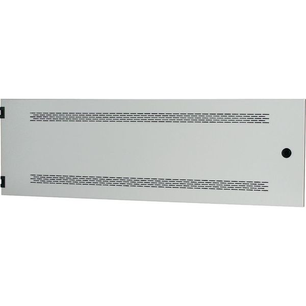 Section wide door, ventilated, HxW=325x1000mm, IP31, grey image 3