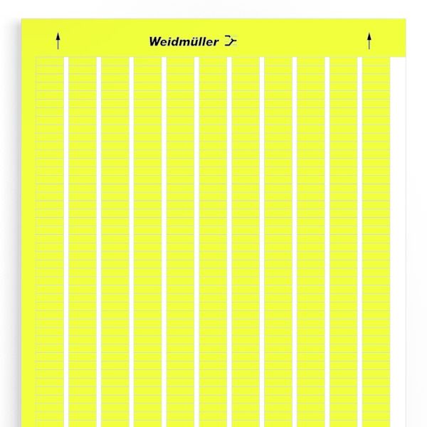Device marking, Self-adhesive, 15 mm, Polyester, PVC-free, yellow image 1